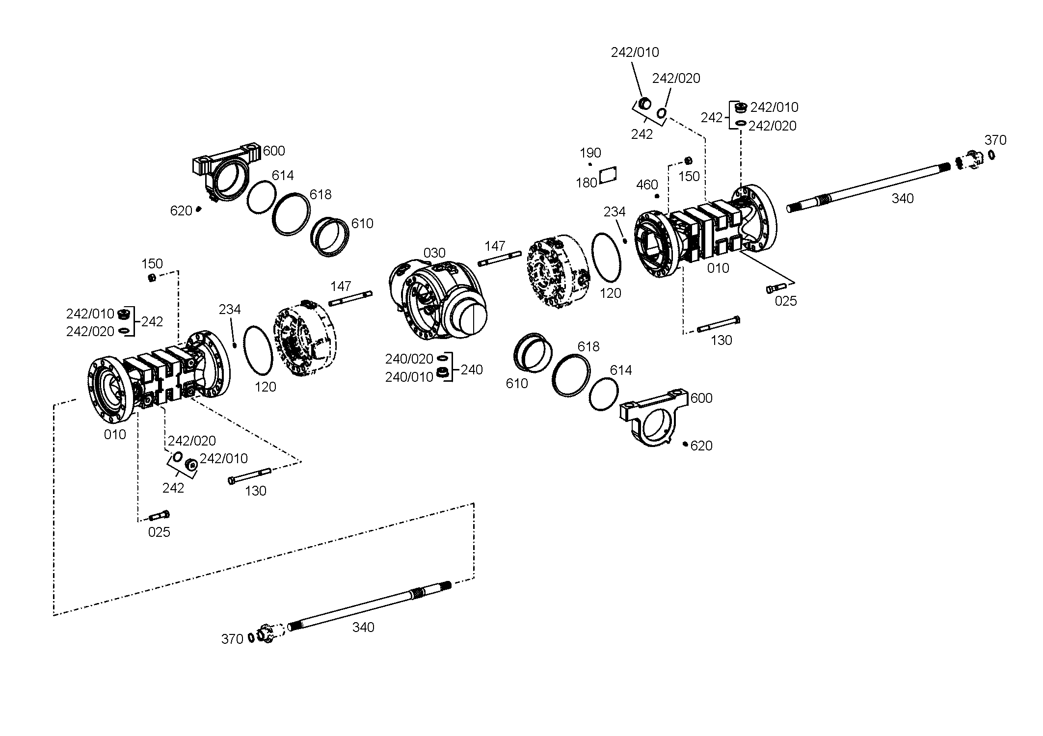 drawing for JOHN DEERE Z72432 - V-RING (figure 1)