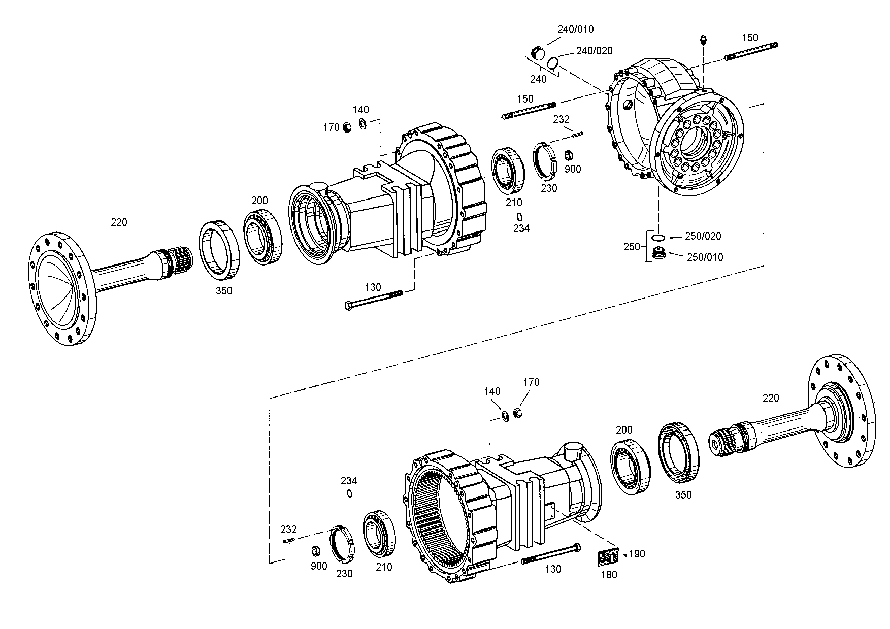 drawing for VOLVO VOE12743371 - SLOTTED NUT (figure 2)