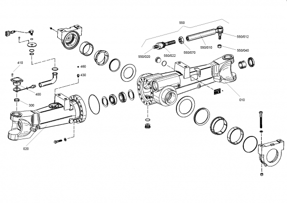 Technical drawing of AGCO V35027000 LENKWINK.SENSOR with dimensions and layout