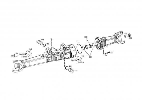 drawing for AGCO F395301020410 - PIN (figure 1)