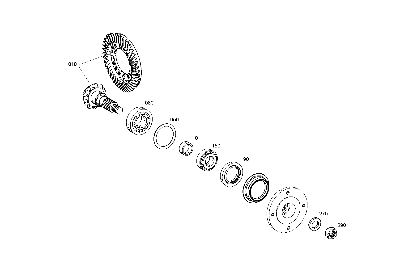 drawing for JOHN DEERE 14M7523 - HEXAGON NUT (figure 4)