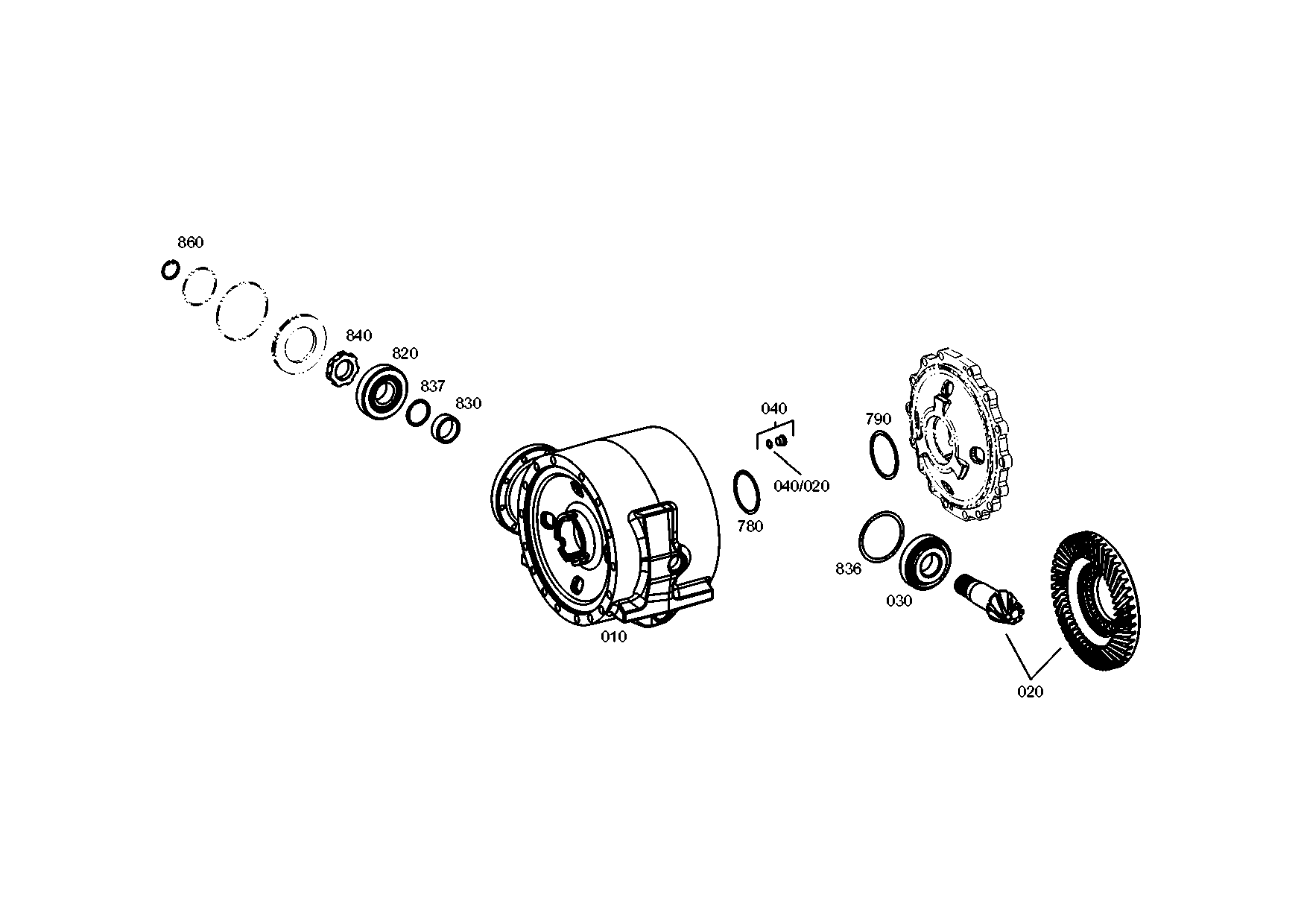 drawing for KRAMER WERKE GMBH 0000801063 - SHIM (figure 2)