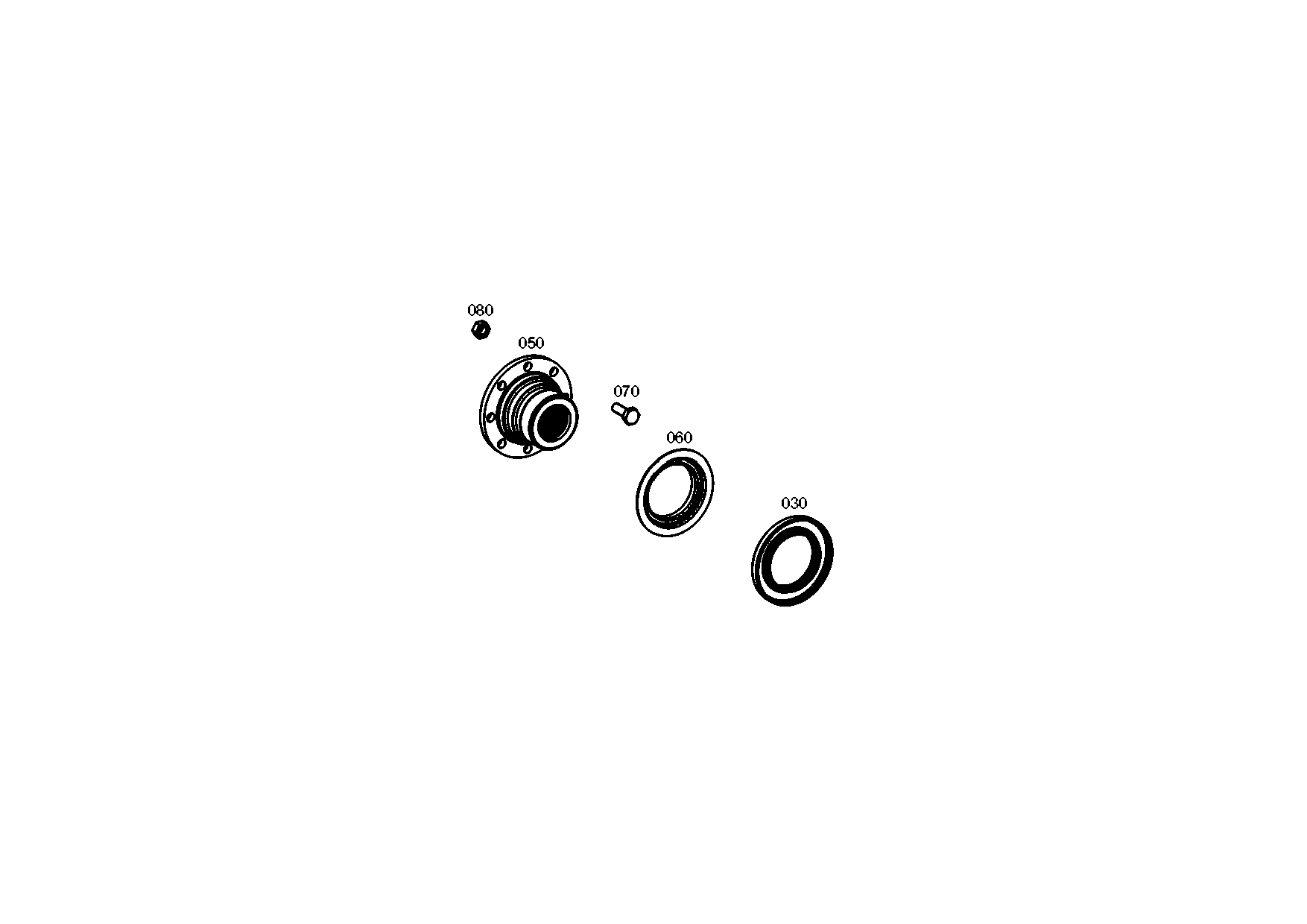 drawing for AGCO 80854800 - HEXAGON NUT (figure 3)