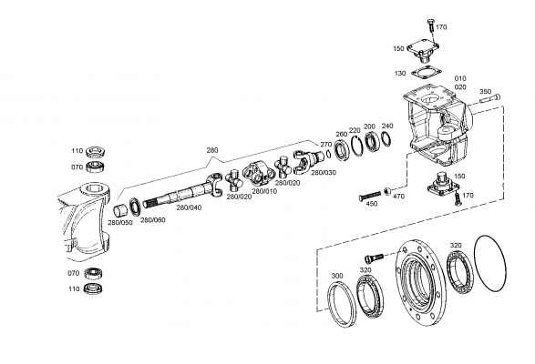 drawing for JOHN DEERE AL81841 - D.UNIVERS.SHAFT (figure 2)