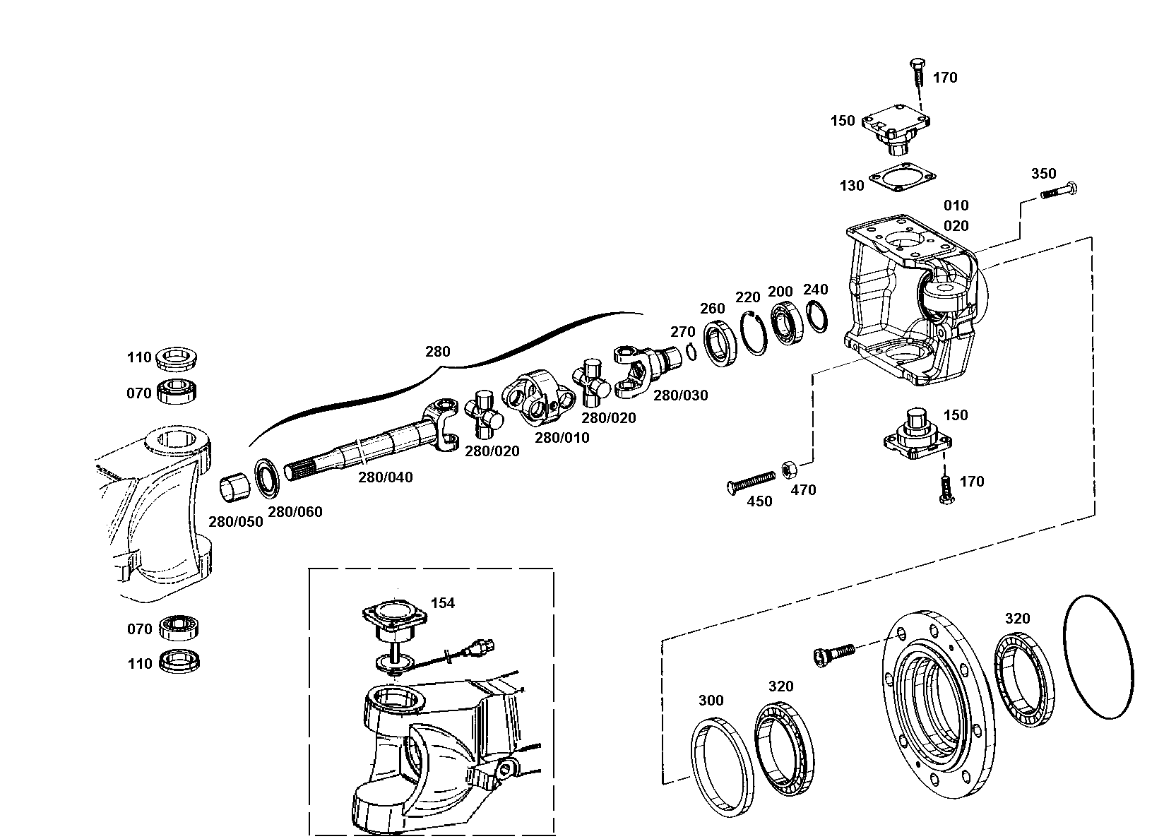 drawing for AGCO F716.300.020.440 - CENTRAL PIECE (figure 3)