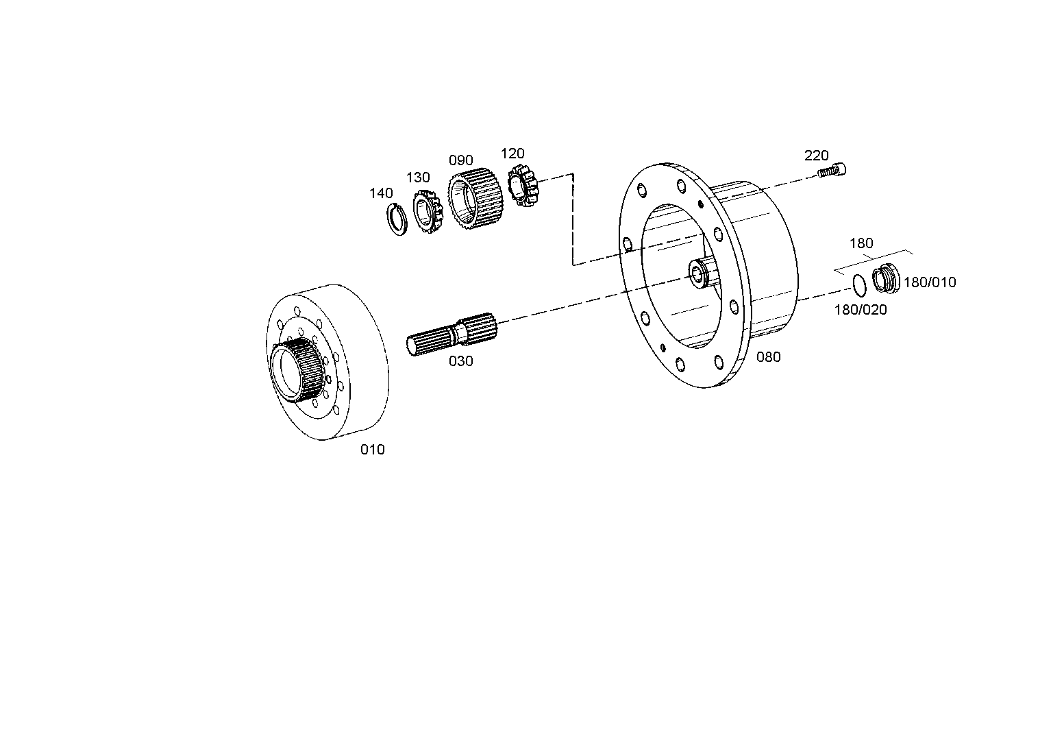 drawing for SAME DEUTZ FAHR (SDF) 04417260 - RING GEAR (figure 2)