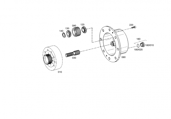 drawing for AGCO F514300020380 - PLANET CARRIER (figure 2)