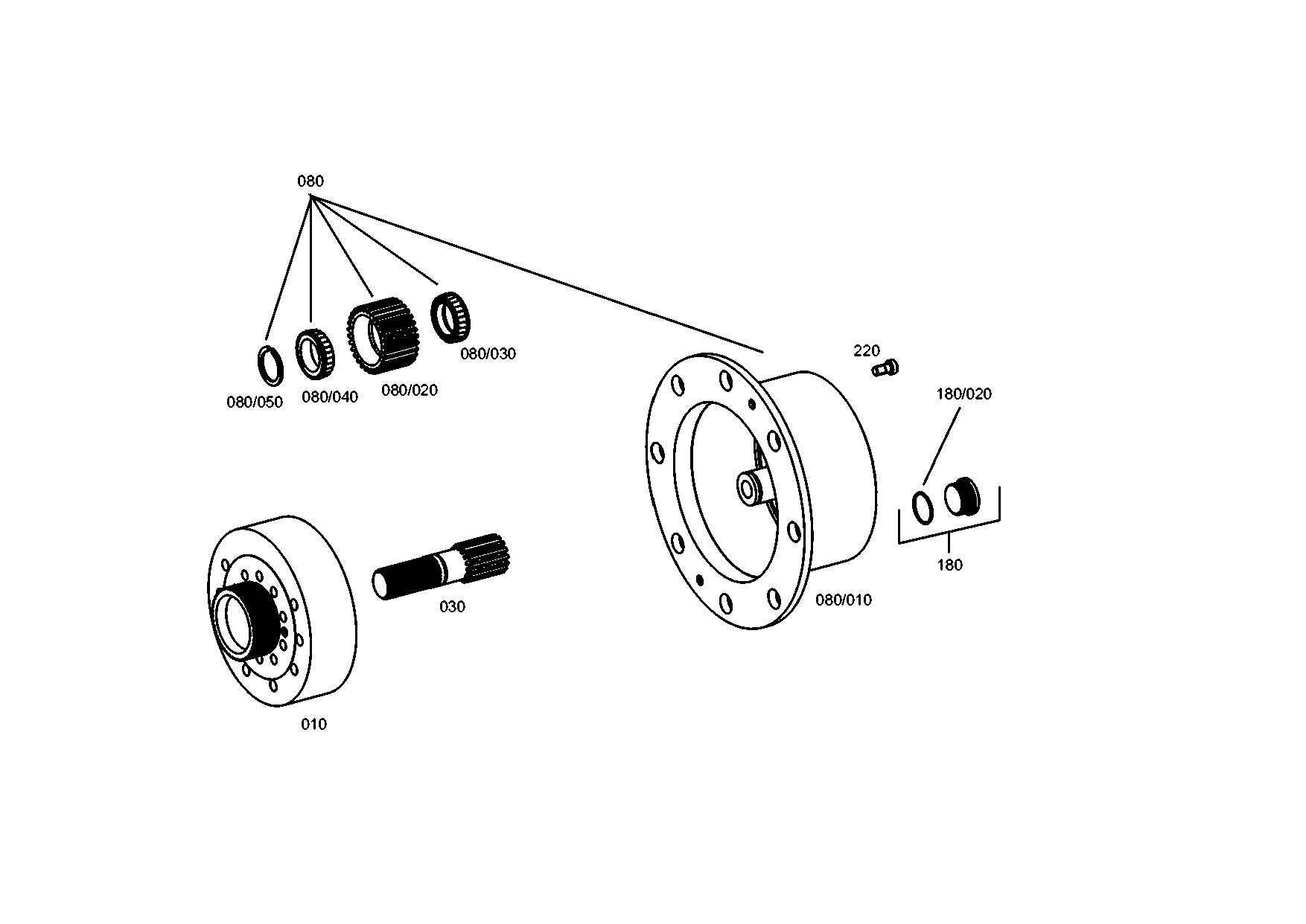 drawing for AGCO F149300020080 - PLANET CARRIER (figure 3)