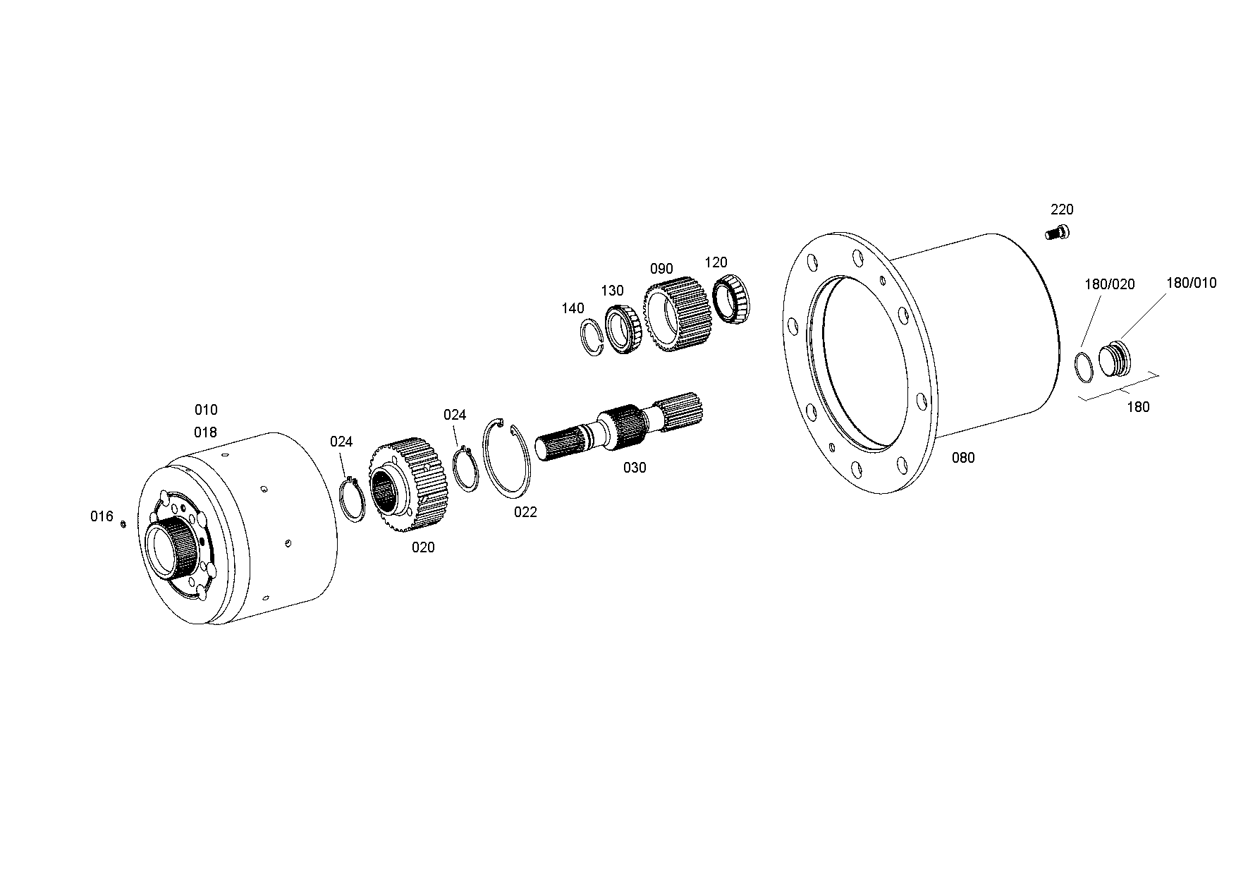 drawing for JOHN DEERE L155708 - PLANET GEAR (figure 1)