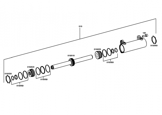 drawing for JOHN DEERE 0501321851 - CIRCLIP (figure 2)