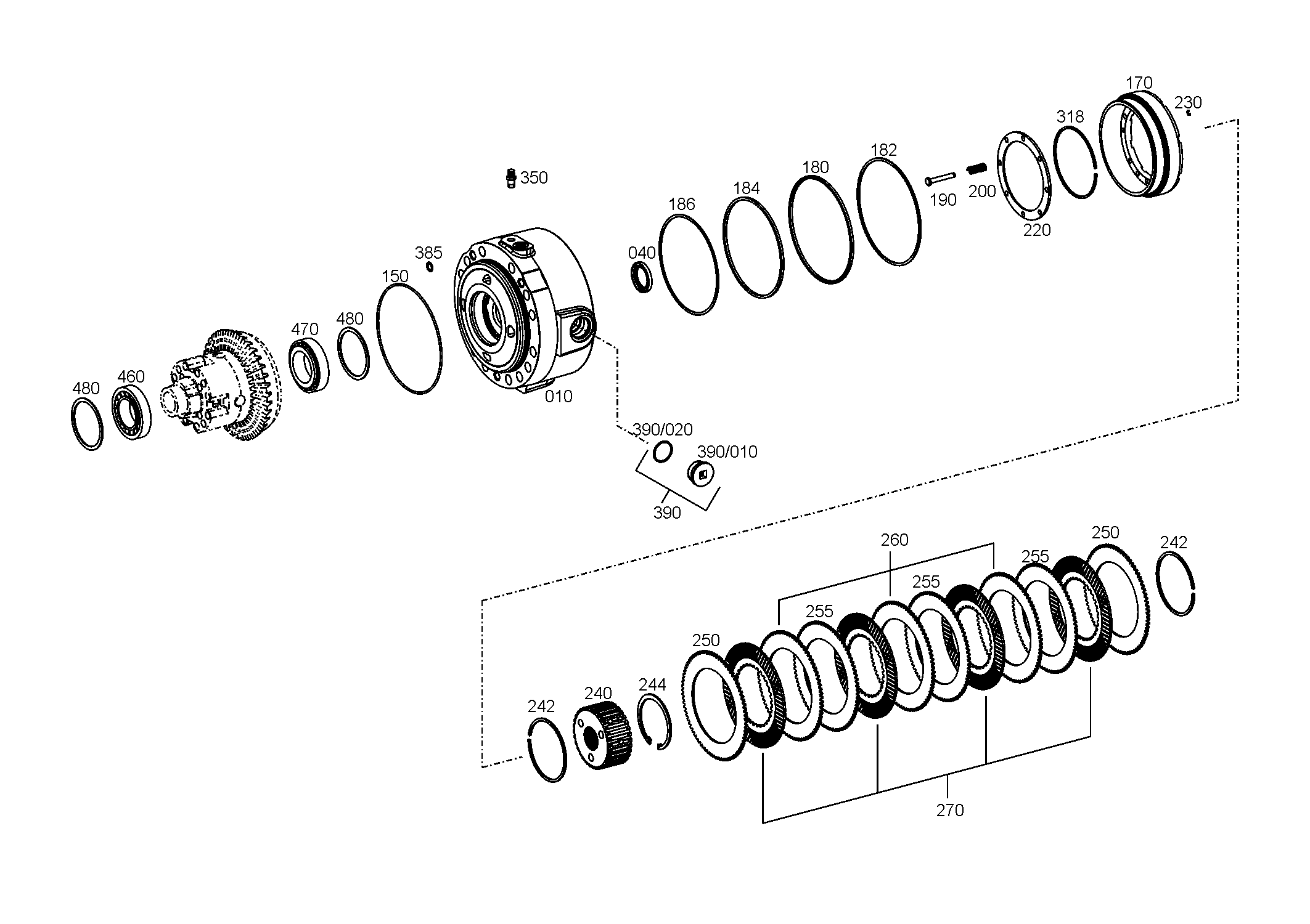 drawing for JOHN DEERE Z77194 - SNAP RING (figure 2)