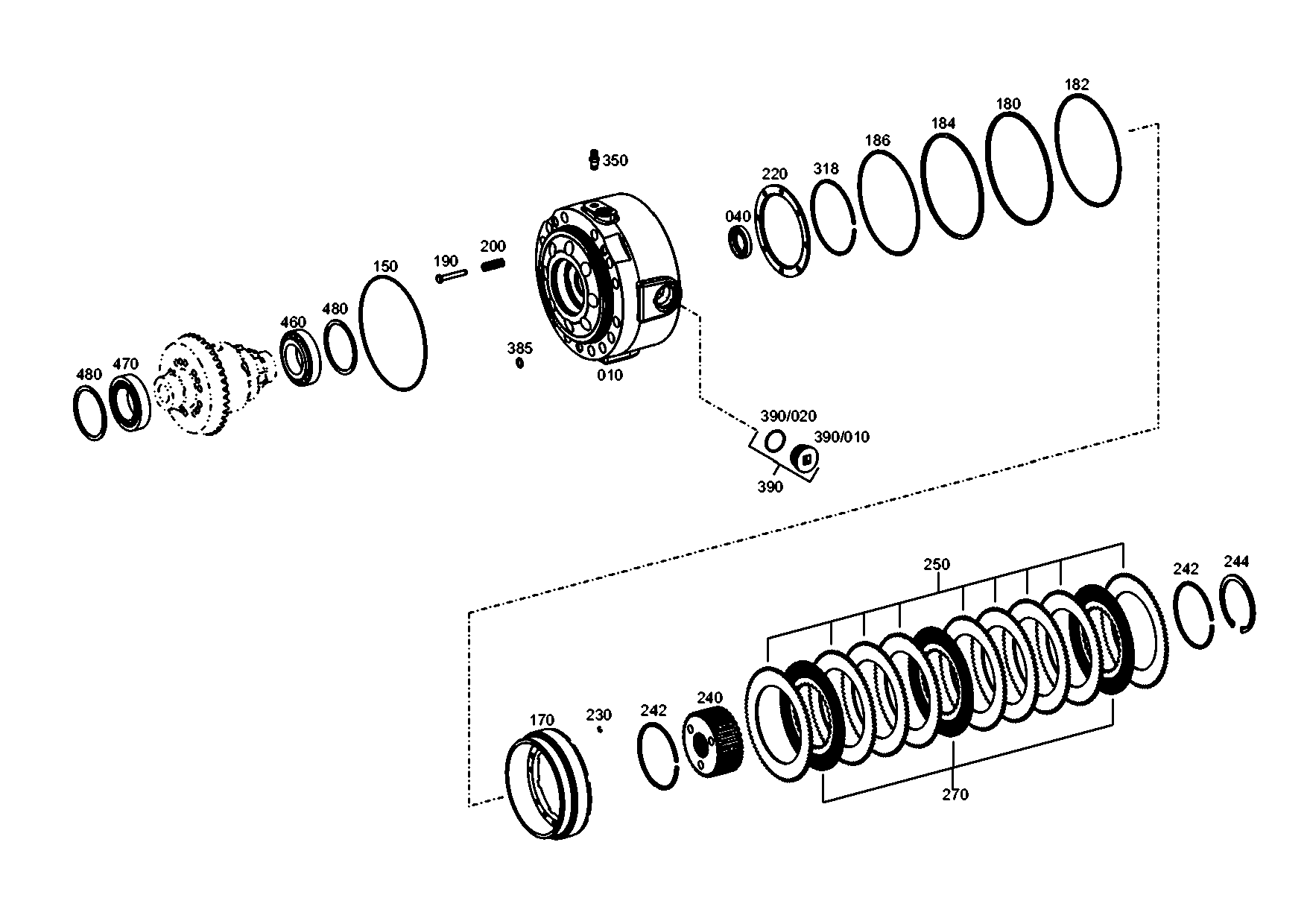 drawing for JOHN DEERE Z72518 - O.CLUTCH DISC (figure 5)