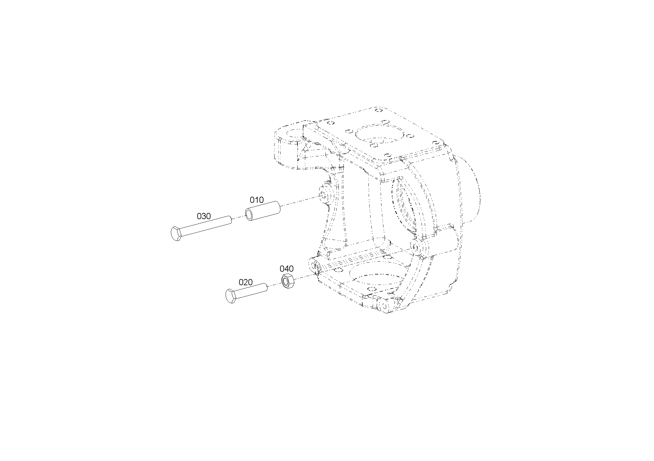 drawing for JOHN DEERE Z72471 - STOP SCREW (figure 2)