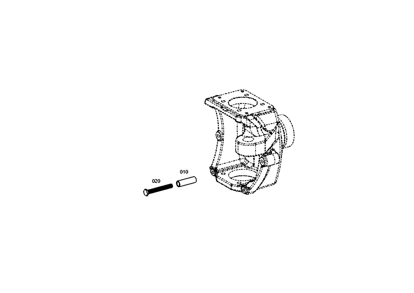 drawing for JOHN DEERE Z72471 - STOP SCREW (figure 3)