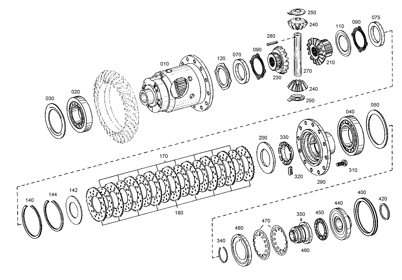 drawing for AGCO X533.214.800.000 - SNAP RING (figure 1)