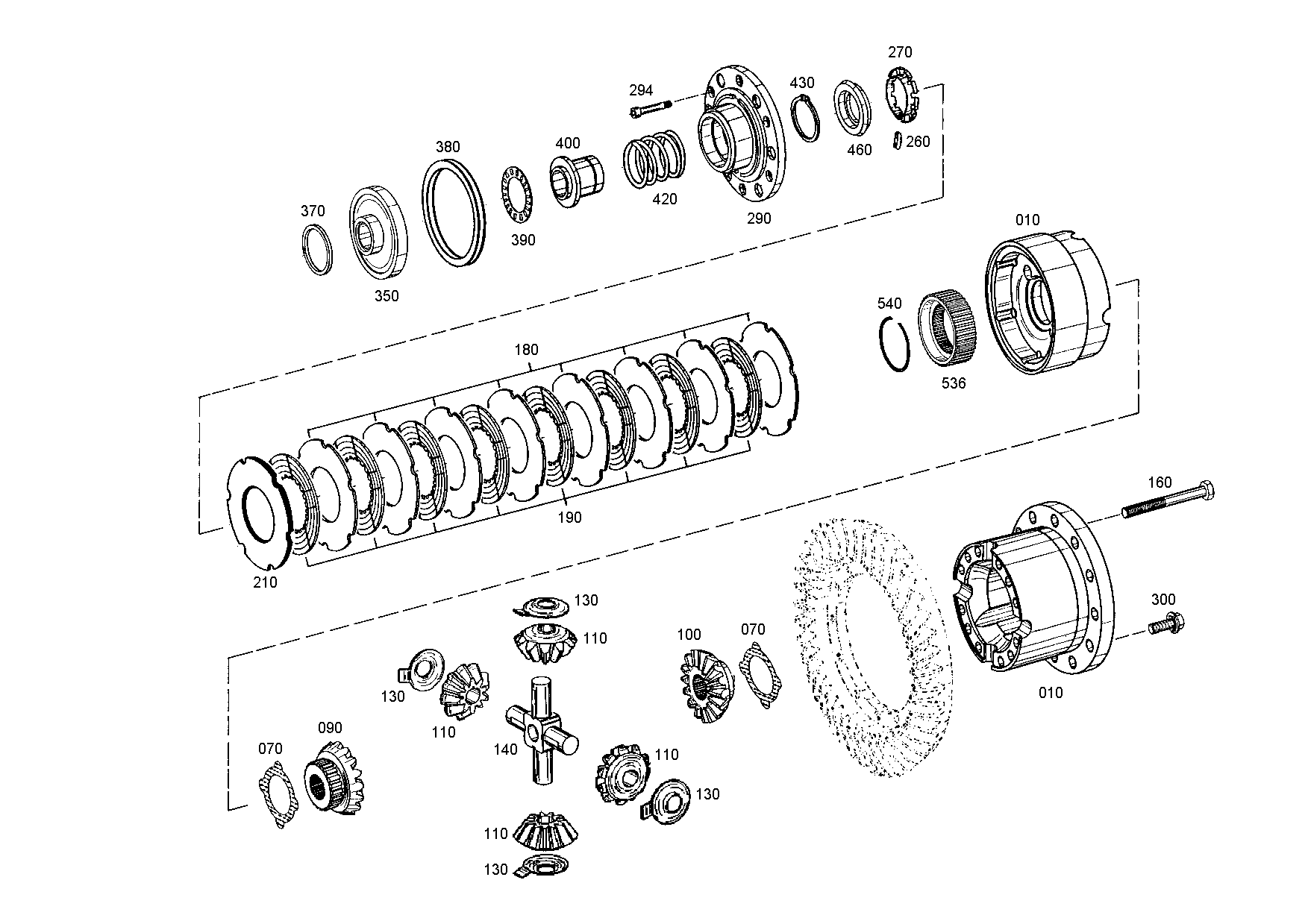 drawing for JOHN DEERE T205961 - DIFFERENTIAL SPIDER (figure 5)
