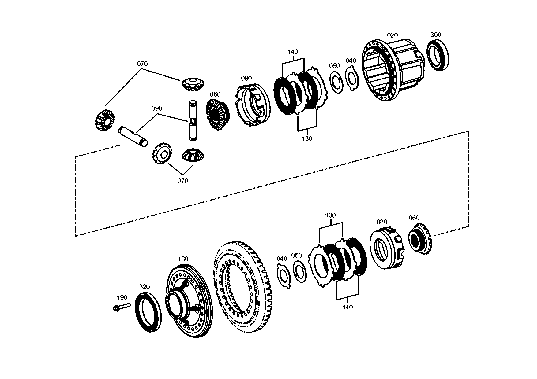 drawing for ZF Countries 053816 - THRUST WASHER (figure 2)