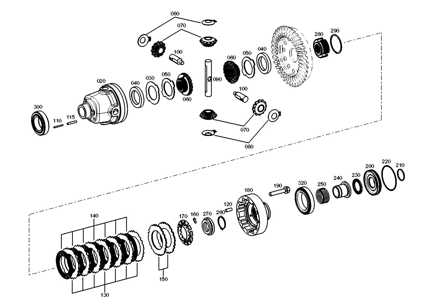 drawing for JOHN DEERE T219346 - O.CLUTCH DISC (figure 2)