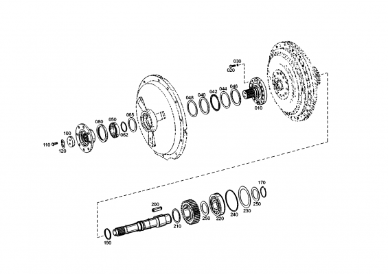 drawing for DOOSAN 252738 - WASHER (figure 1)