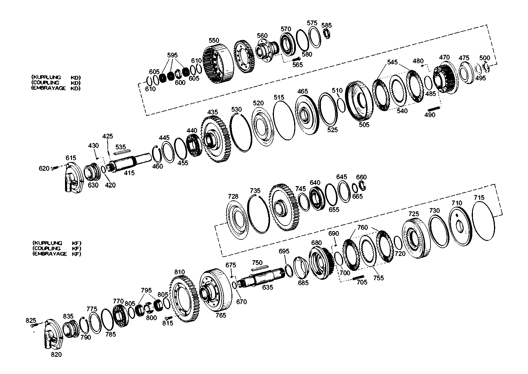 drawing for AGCO X638527700000 - NEEDLE CAGE (figure 4)