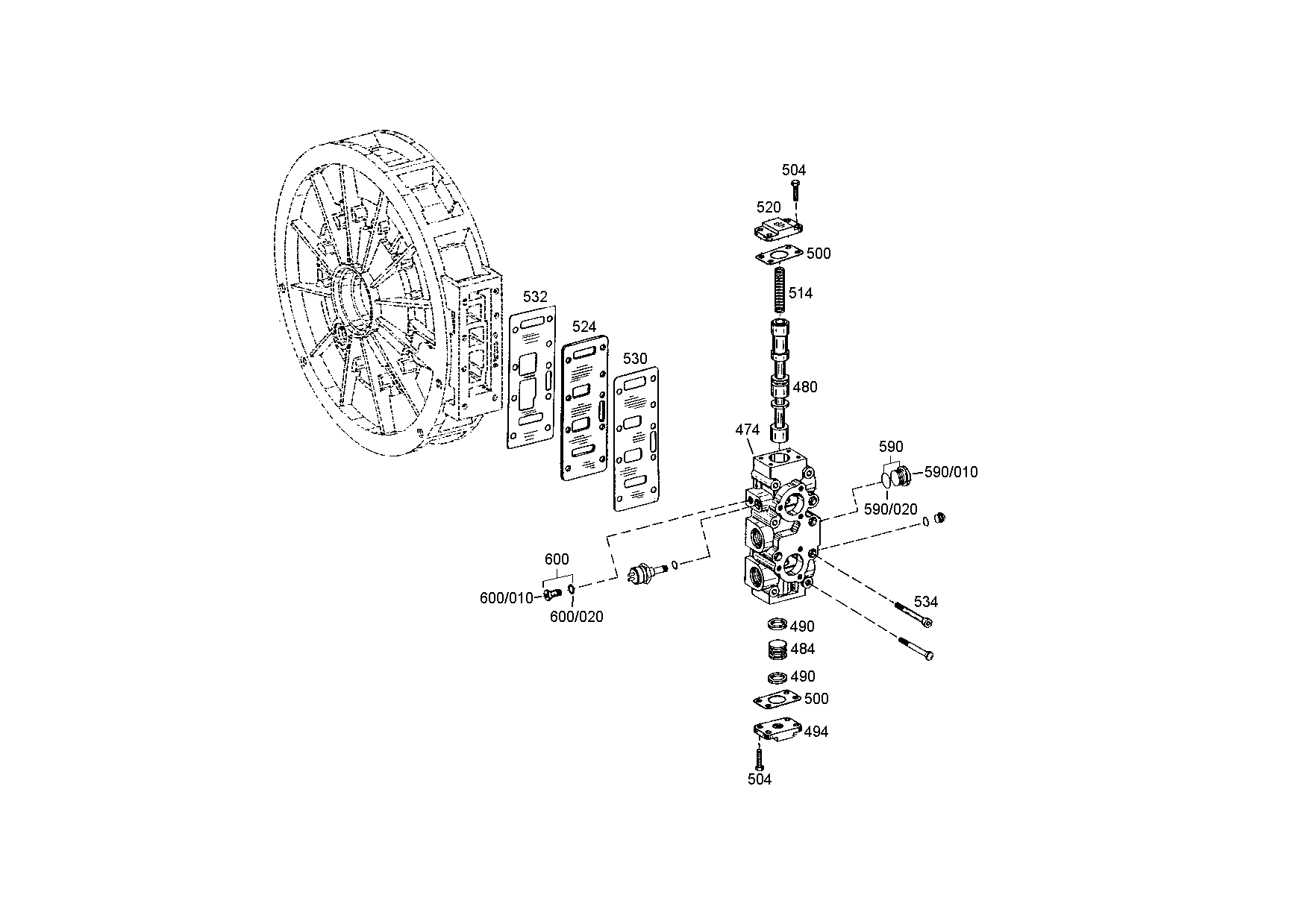 drawing for Manitowoc Crane Group Germany 8781261 - PISTON (figure 3)