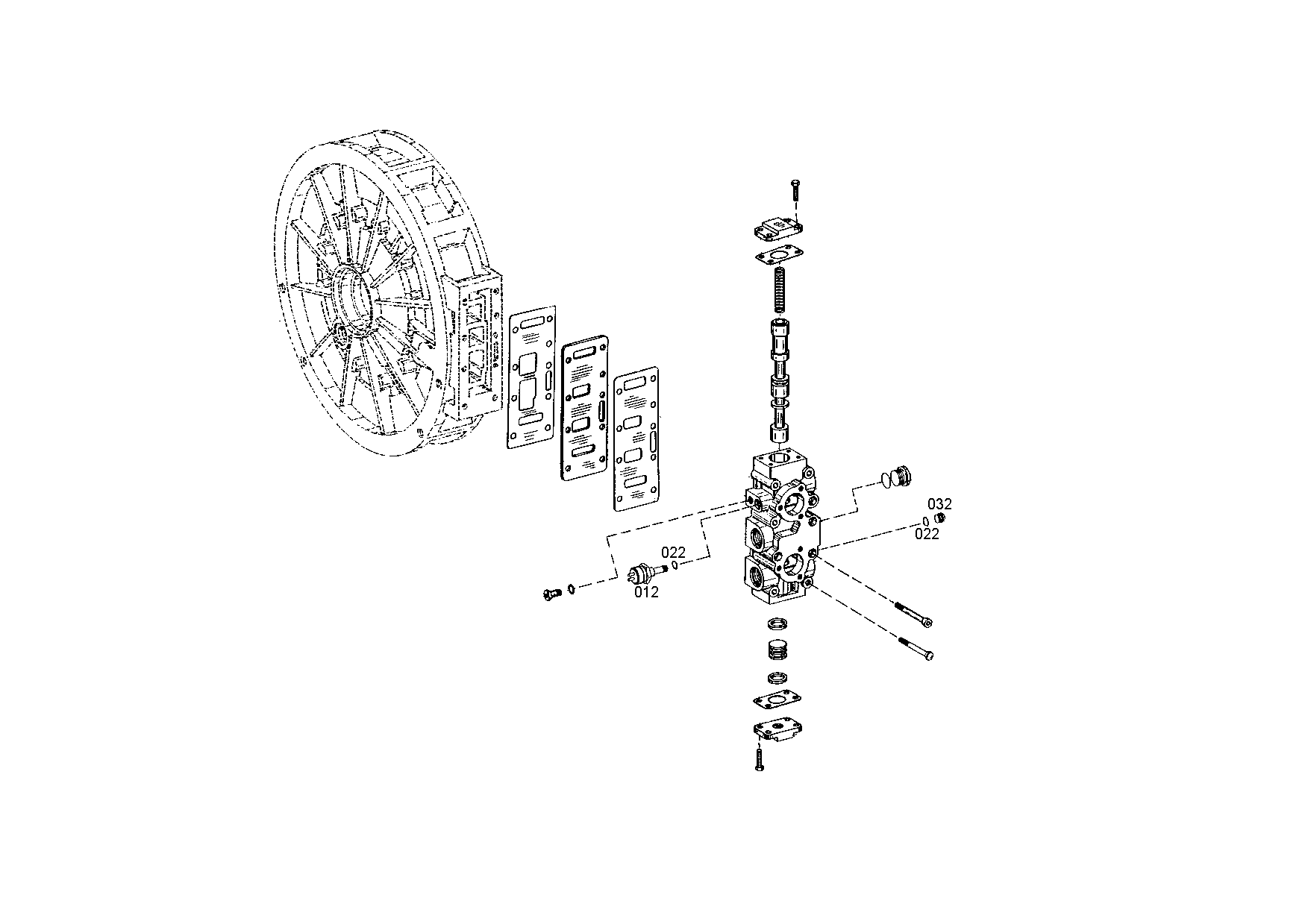 drawing for MANNESMANN-DEMAG BAUMASCHINEN 15503085 - TEMP.SENSOR (figure 1)