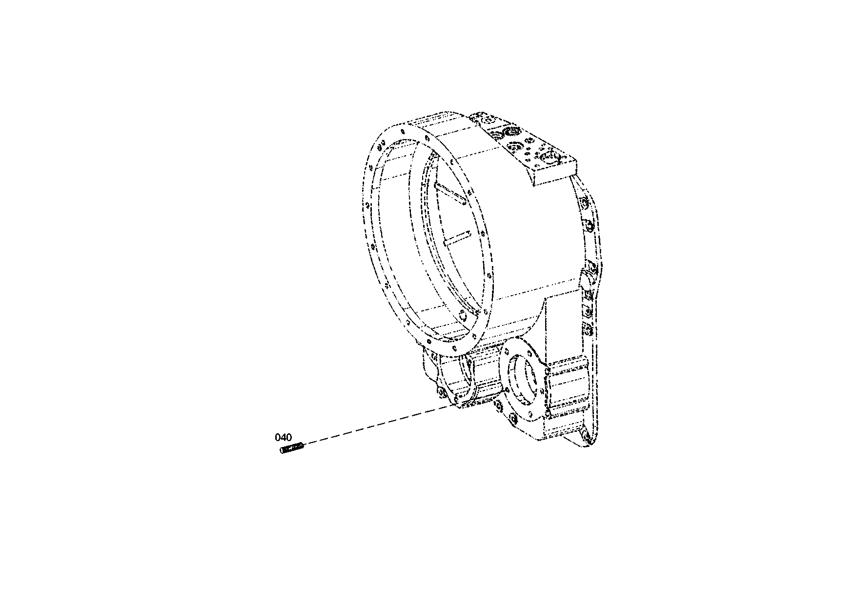 drawing for TEREX EQUIPMENT LIMITED 0013569 - STUD (figure 3)