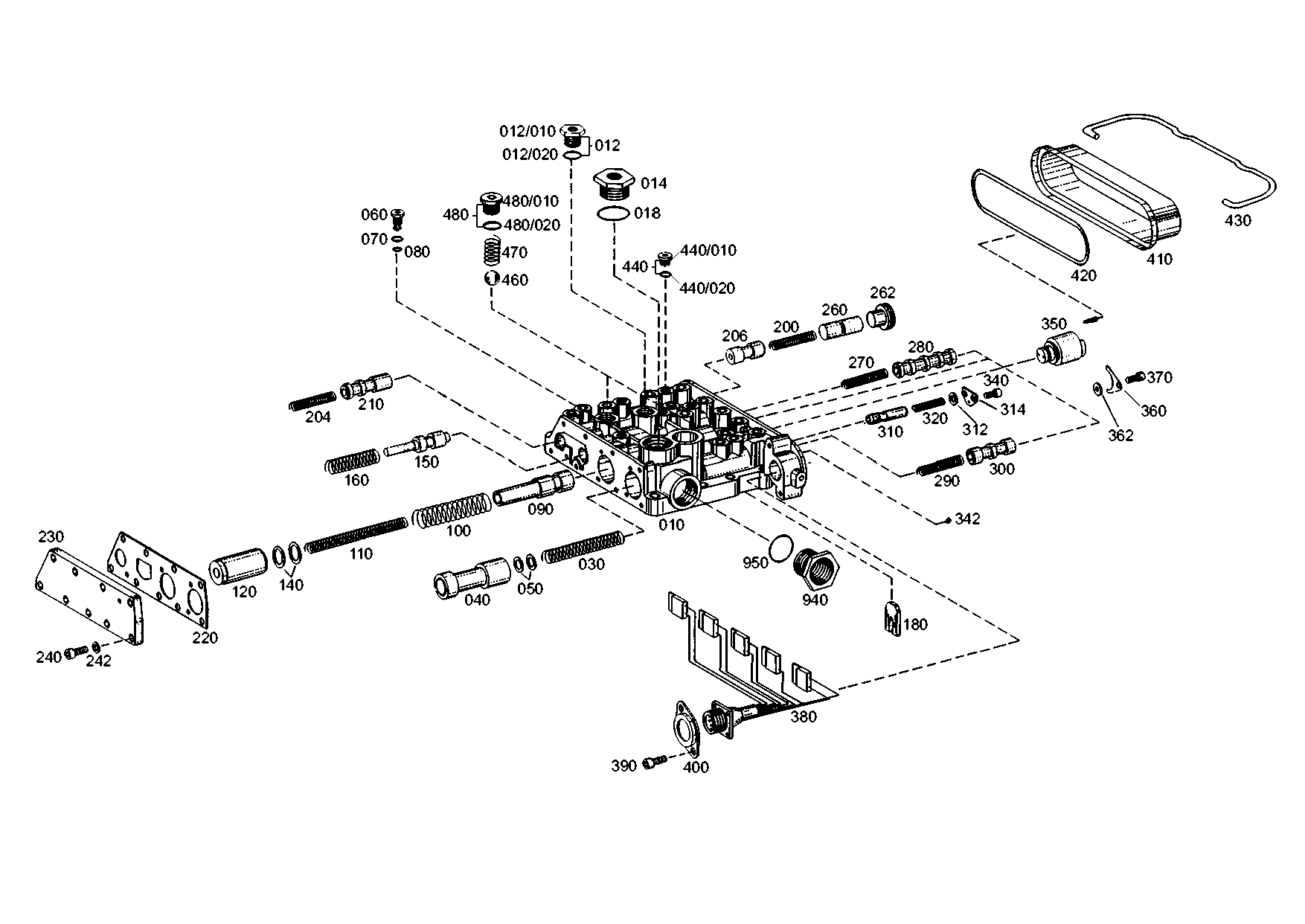 drawing for DOOSAN MX252422 - SOLENOID VALVE (figure 1)