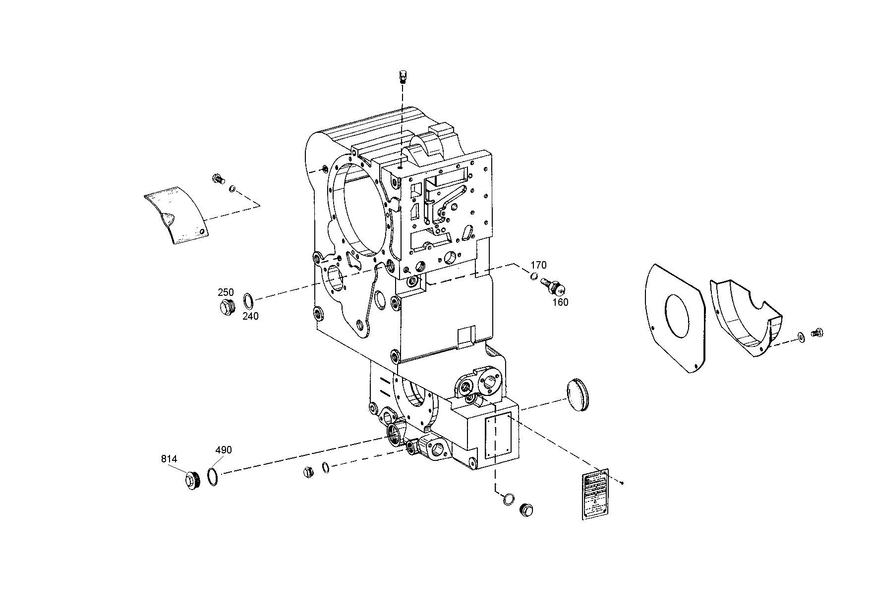 drawing for CNH NEW HOLLAND 1983954 - TEMPERATURE SENSOR (figure 1)