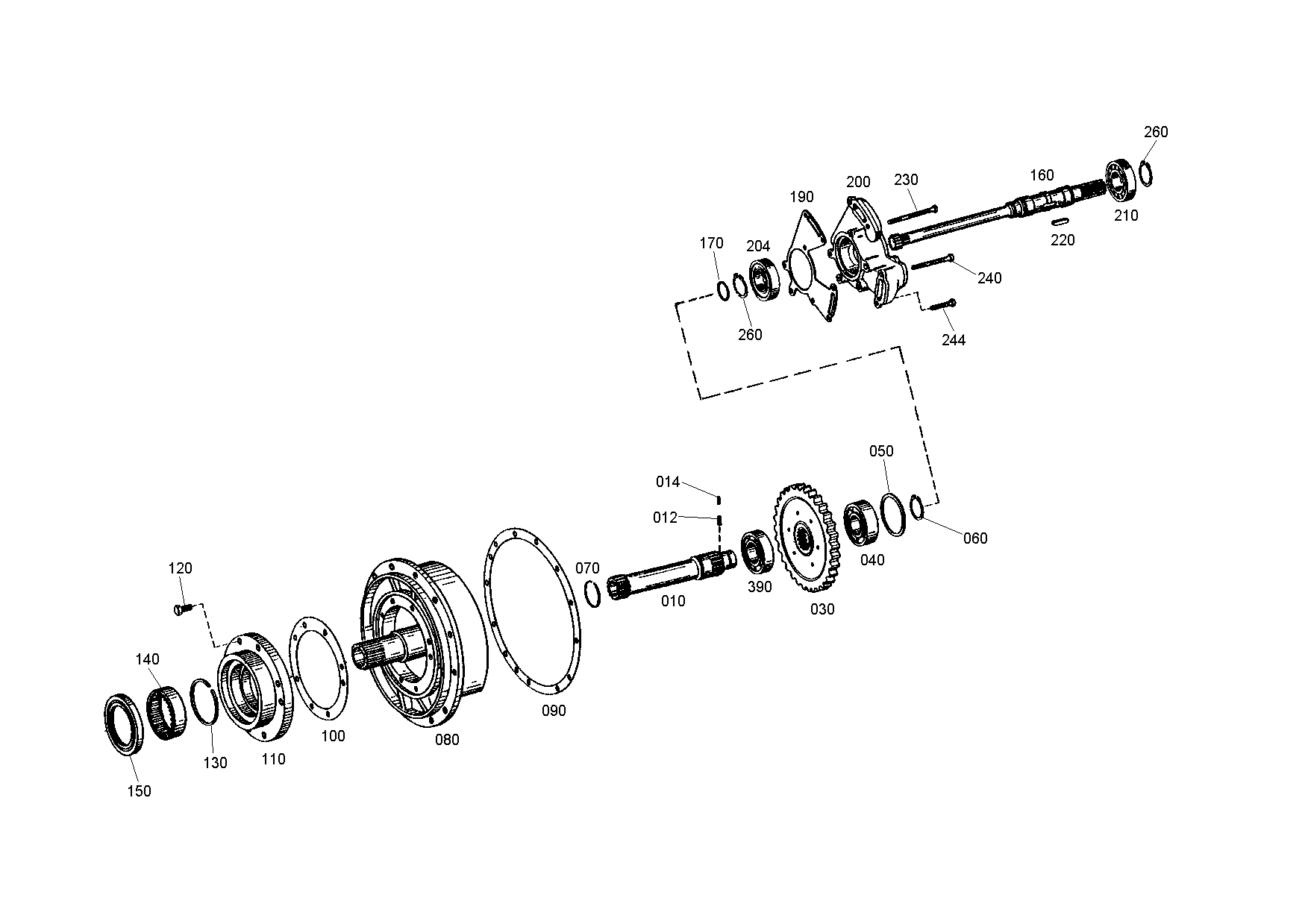 drawing for AGCO F824100320190 - CY.ROLL.BEARING (figure 4)