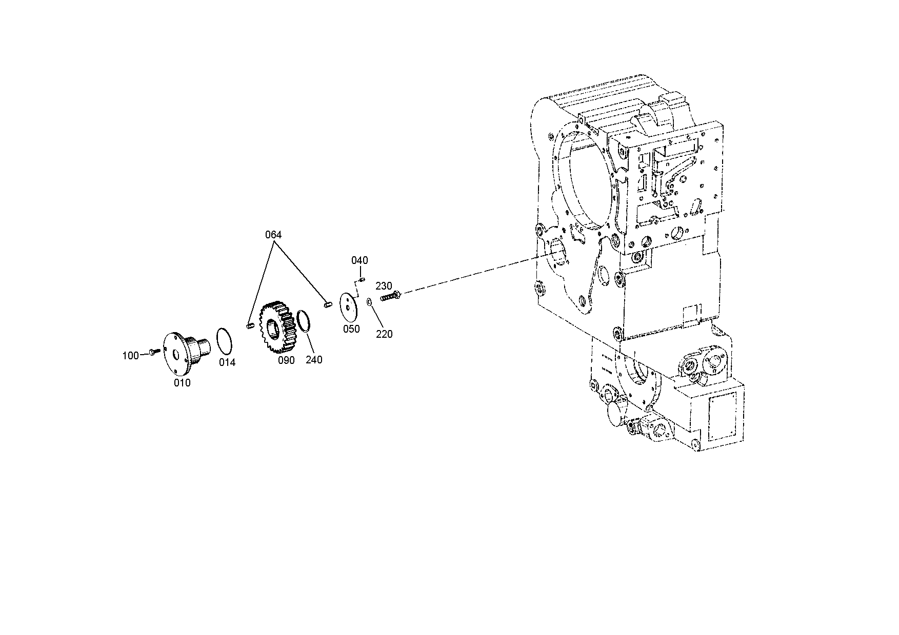 Technical drawing of DOOSAN 152118 SLOTTED PIN with dimensions and layout (figure 3)