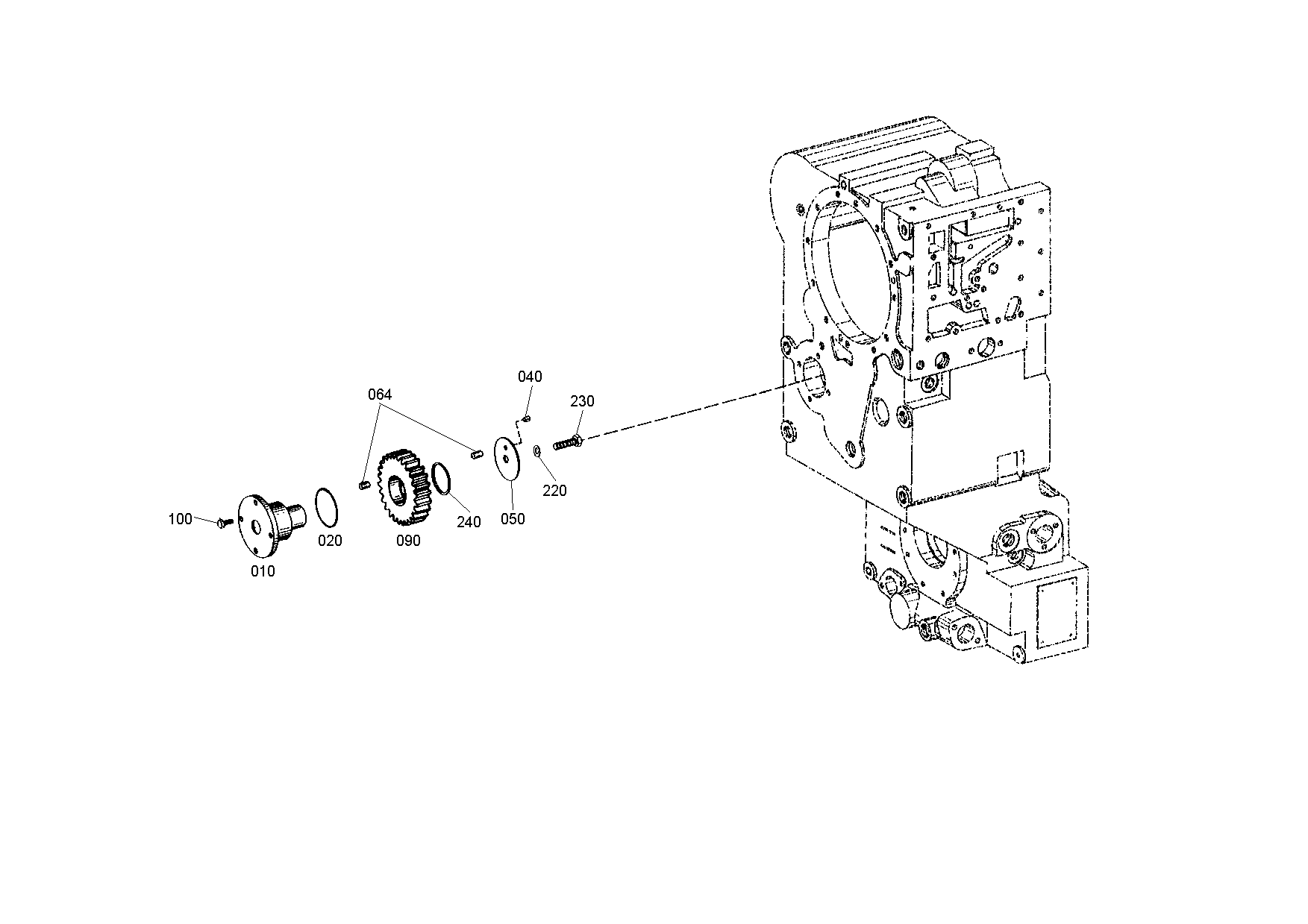 Technical drawing of DOOSAN 152118 SLOTTED PIN with dimensions and layout (figure 4)
