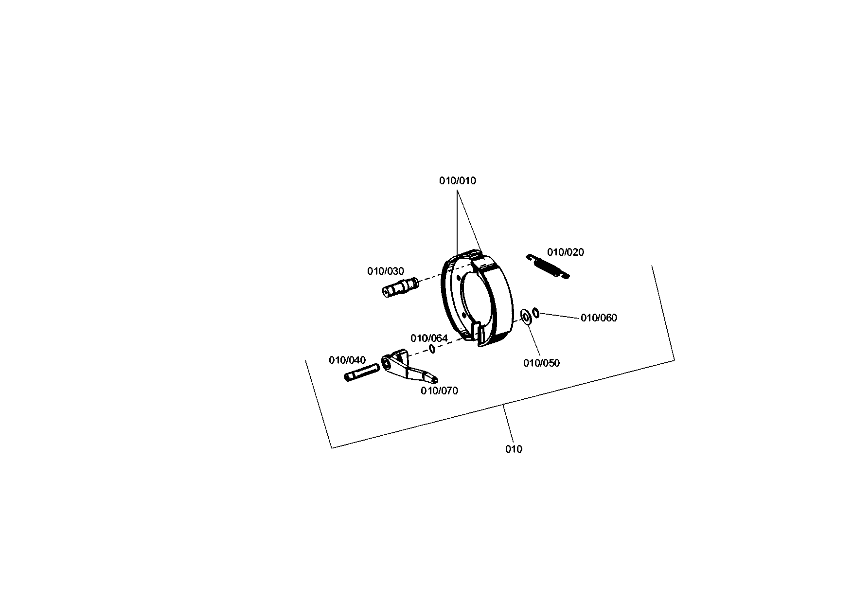 drawing for SCHOPF MASCHINENBAU GMBH 88464 - COVER PLATE (figure 4)