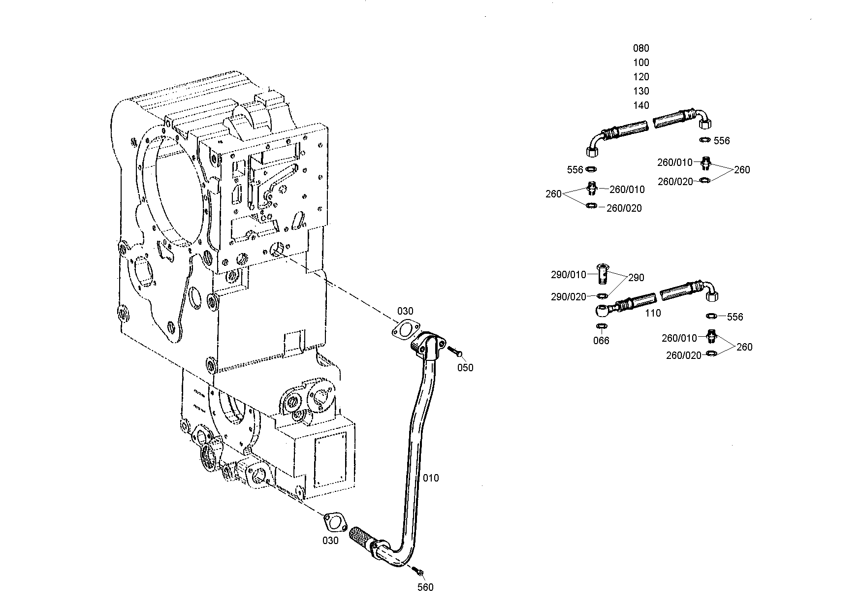 drawing for CNH NEW HOLLAND 8484894 - HOSE PIPE (figure 3)