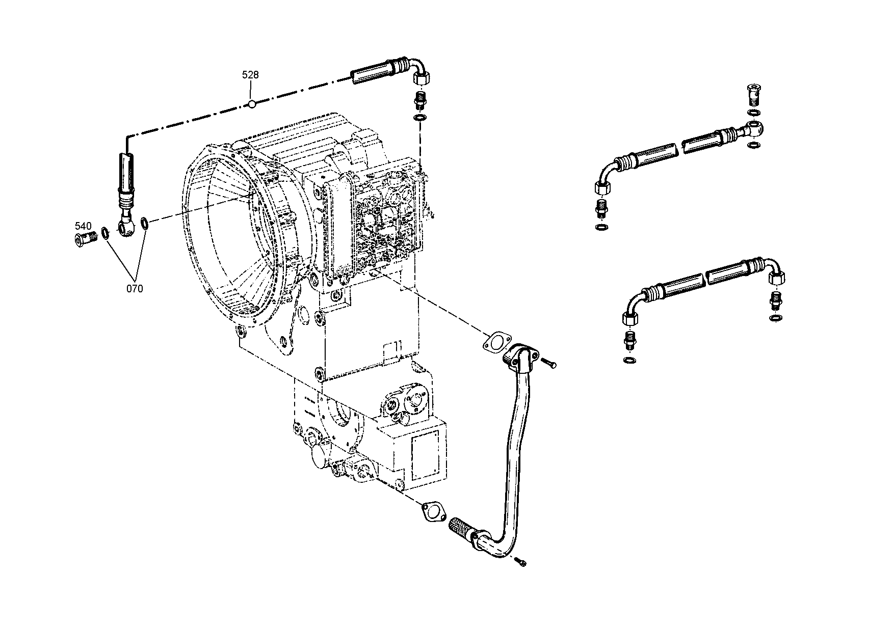 drawing for JUNGHEINRICH AG 50156728 - HOSE PIPE (figure 2)