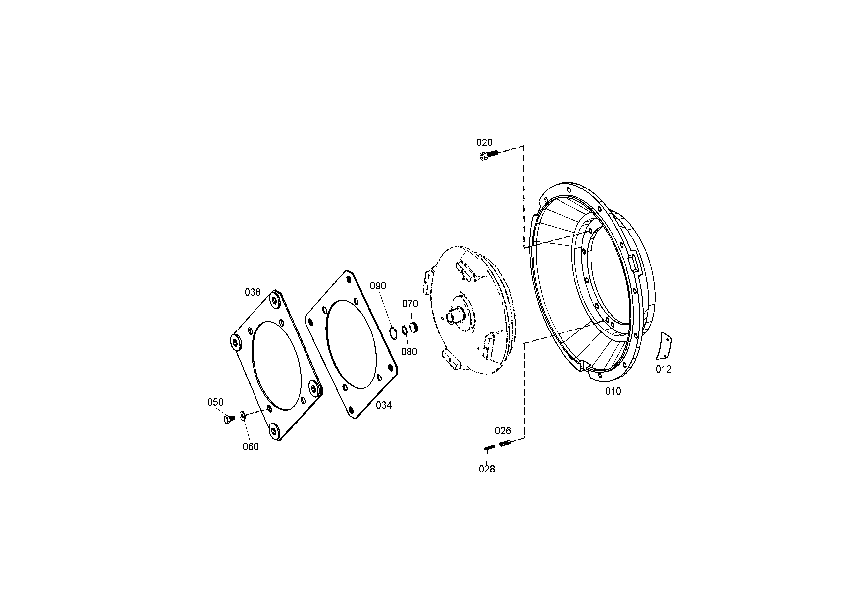 drawing for AGCO V30707500 - O-RING (figure 4)