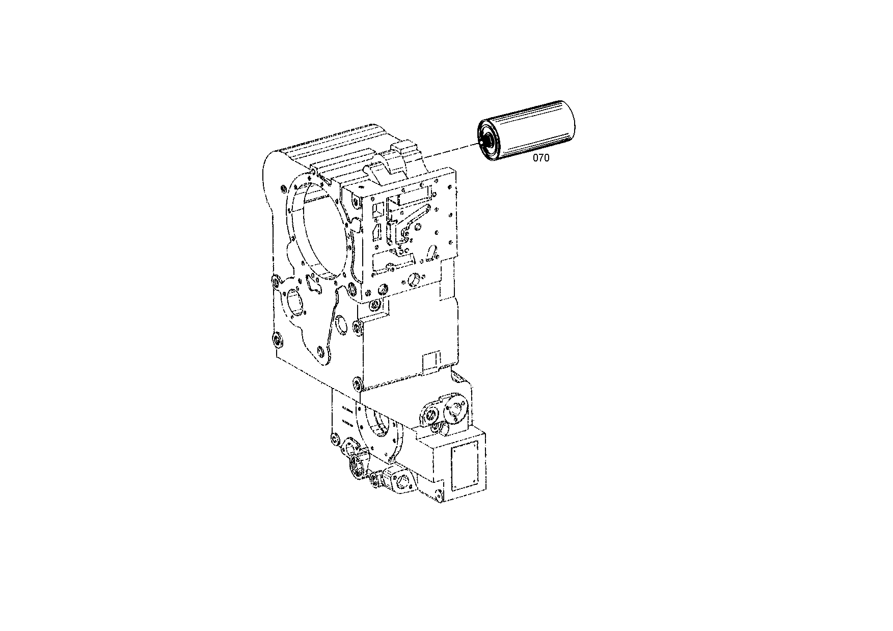 drawing for AGCO 30732000 - FILTER (figure 1)