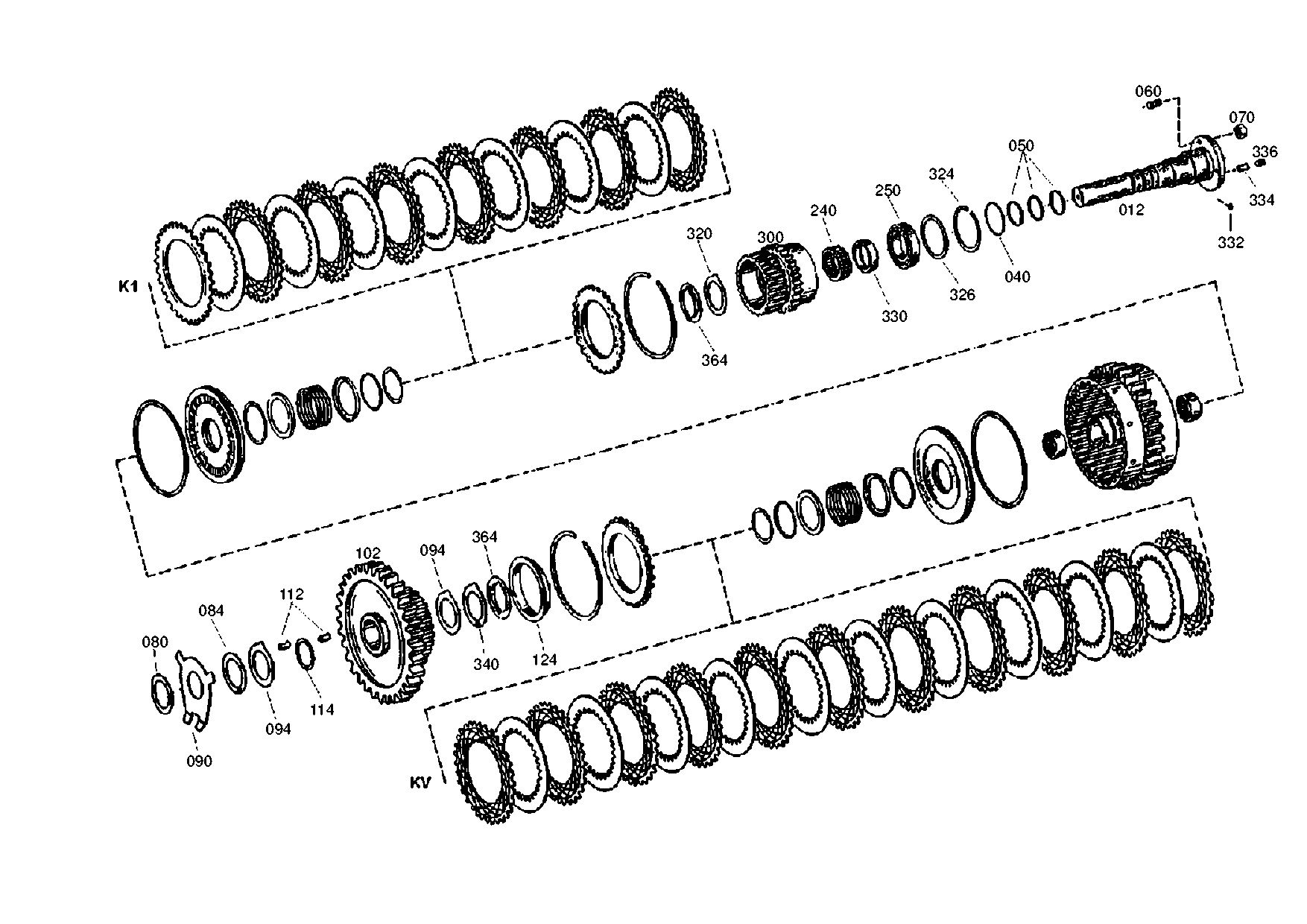 Technical drawing of AGCO V30736800 NEEDLE CAGE with dimensions and layout (figure 3)