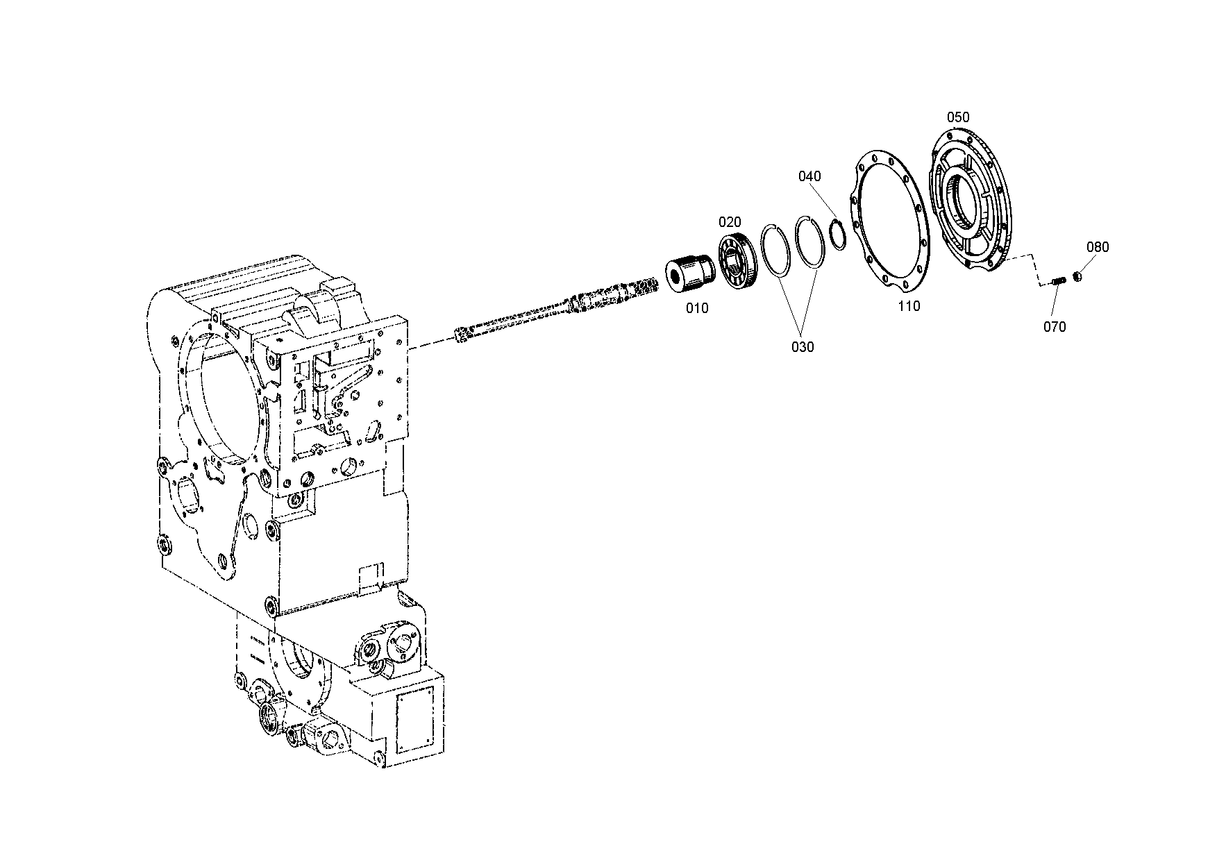 drawing for CNH NEW HOLLAND E135018 - SNAP RING (figure 3)