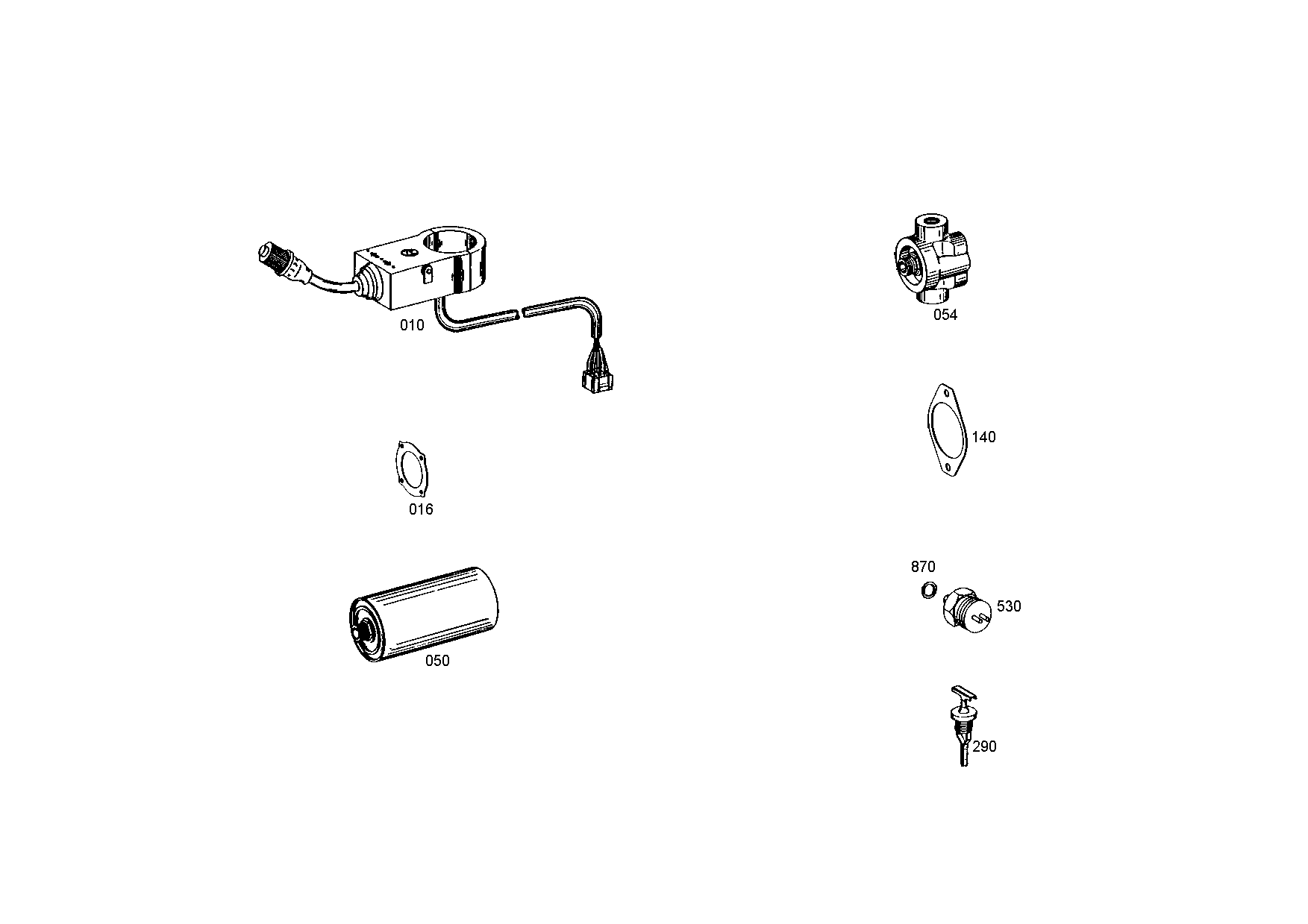 drawing for CASE CORPORATION 09398040 - FILTER W/ O - RING (figure 2)