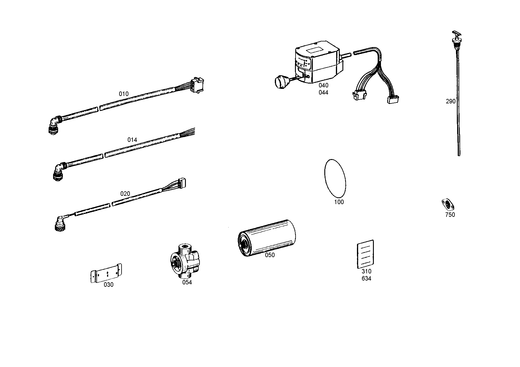 drawing for DOOSAN 252453 - GROOVED STUD (figure 1)