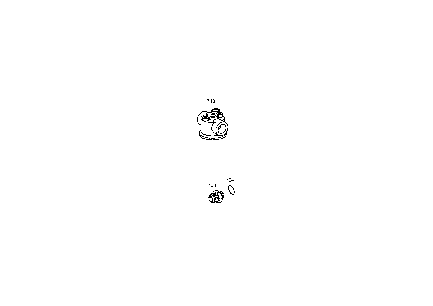 drawing for DOOSAN MX252246 - FILTER HEAD (figure 5)