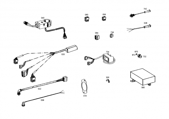 drawing for NACCO-IRV S0079622 613 - CABLE GENERAL (figure 1)