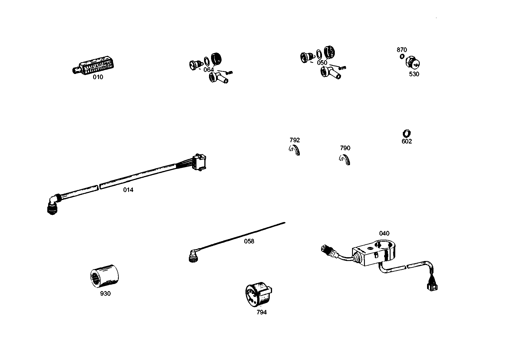 drawing for Hyundai Construction Equipment 0501205135 - TEMP.INDICATOR (figure 2)