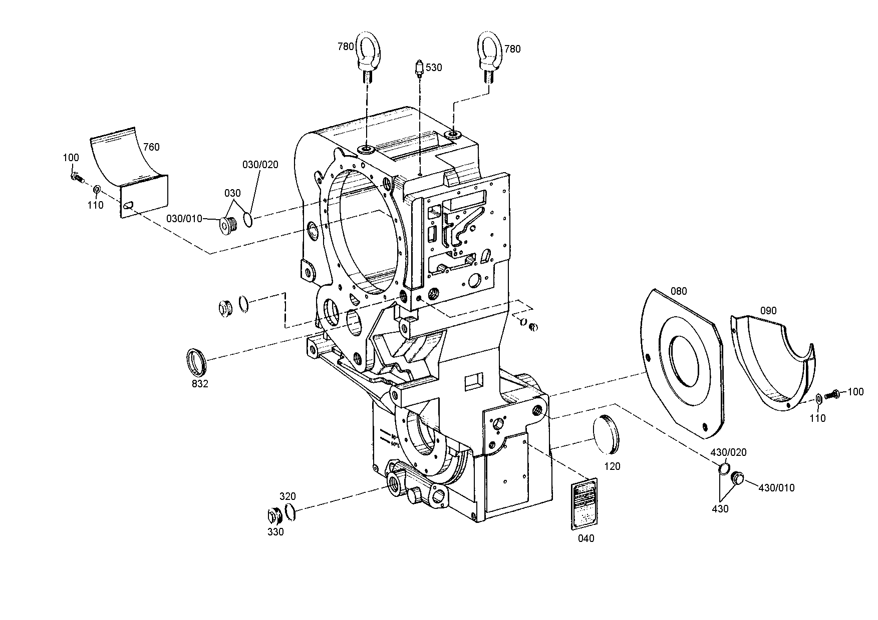 drawing for DOOSAN 252028 - EYEBOLT (figure 1)