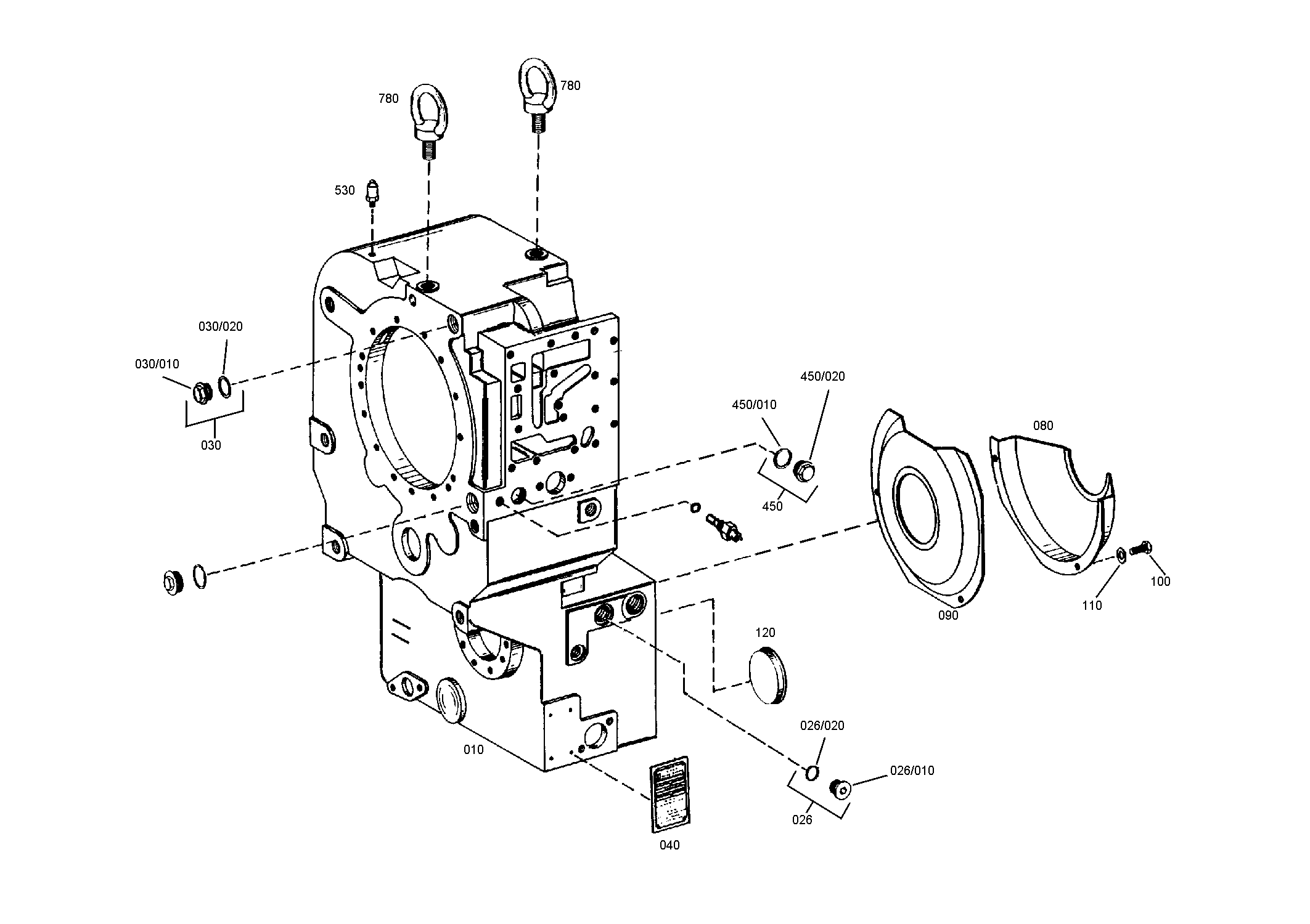 drawing for TEREX EQUIPMENT LIMITED 09398128 - COVER PLATE (figure 2)