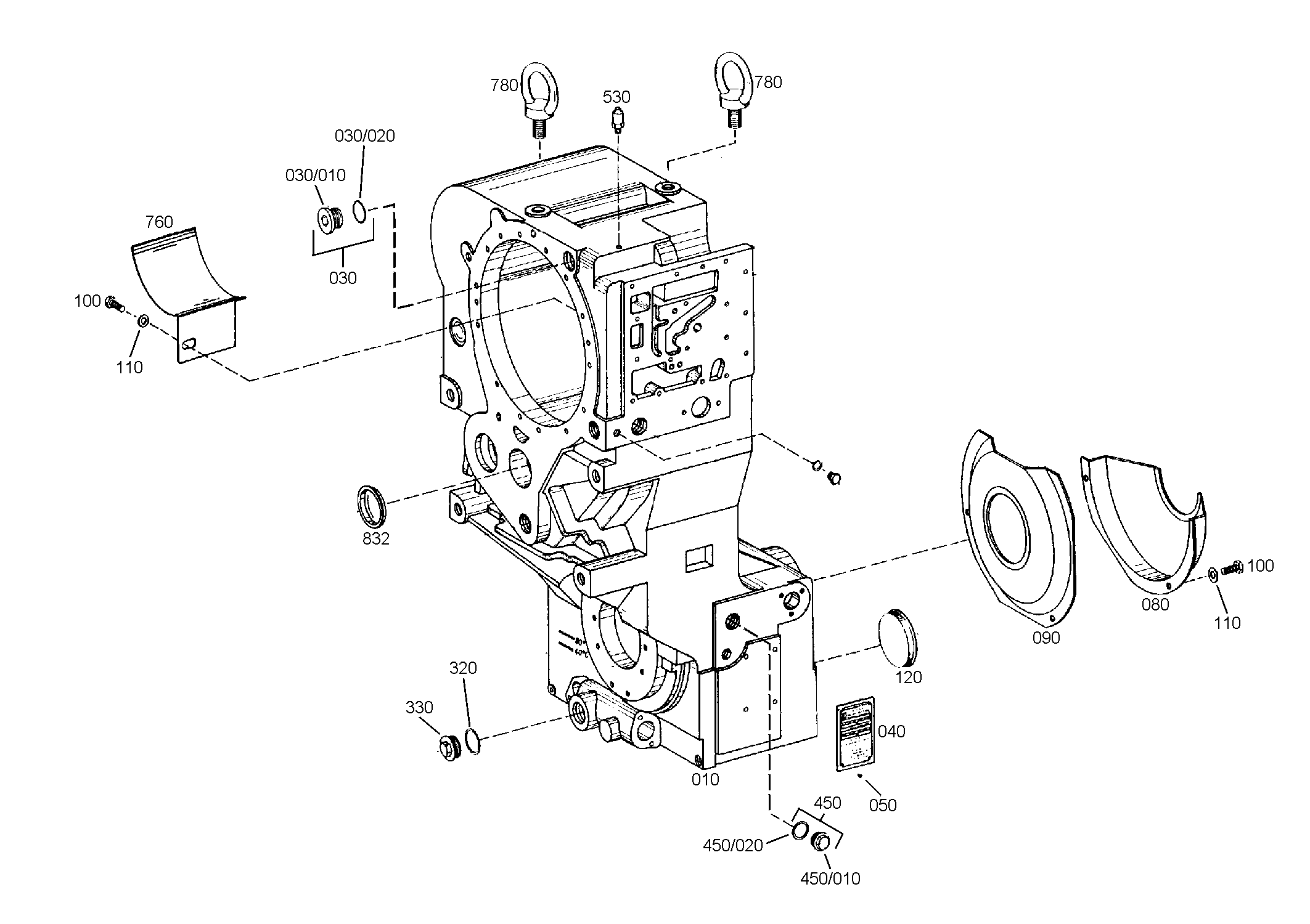 drawing for TEREX EQUIPMENT LIMITED 09398128 - COVER PLATE (figure 3)