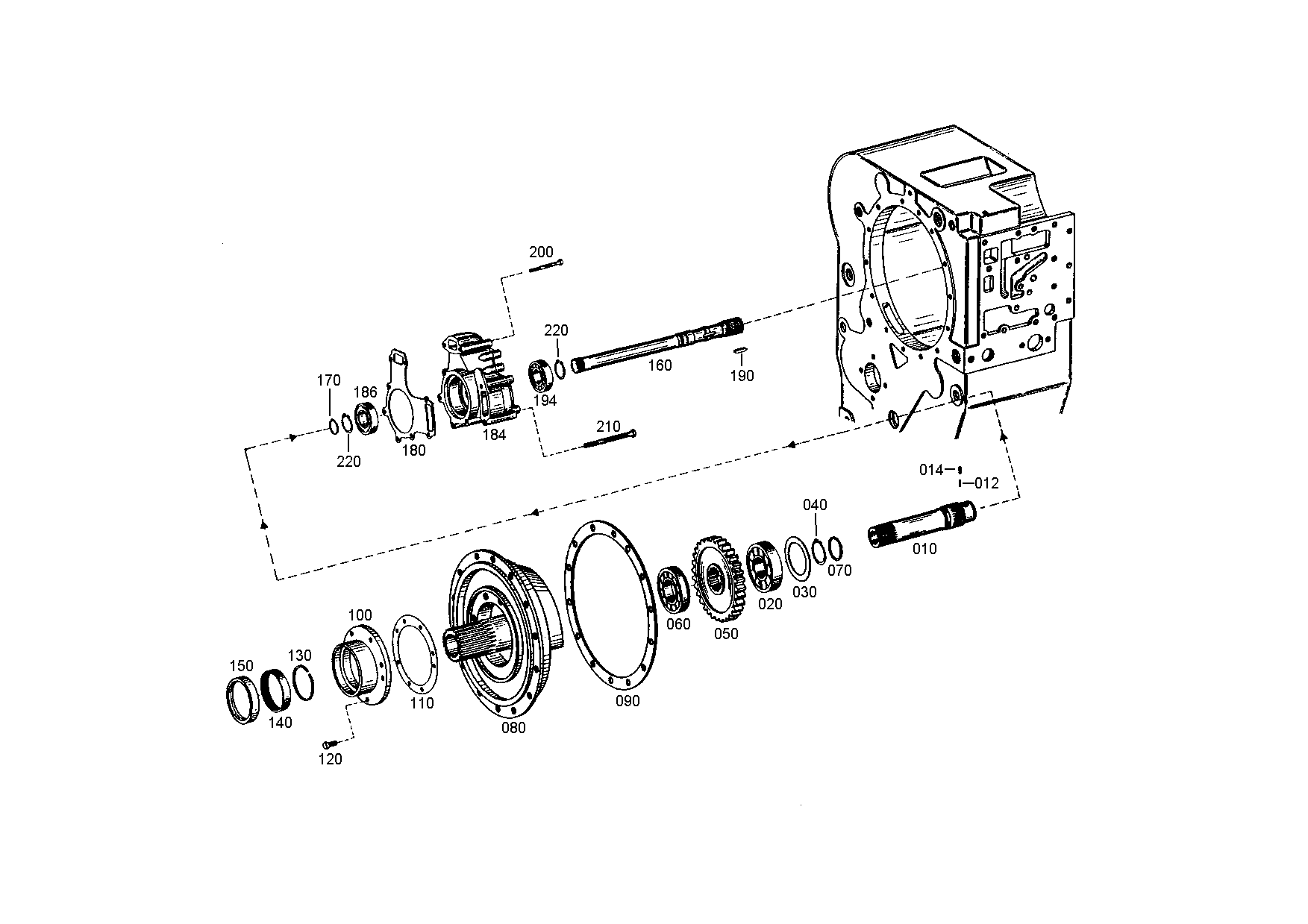 drawing for VOLVO ZM 2290968 - GEAR PUMP (figure 3)