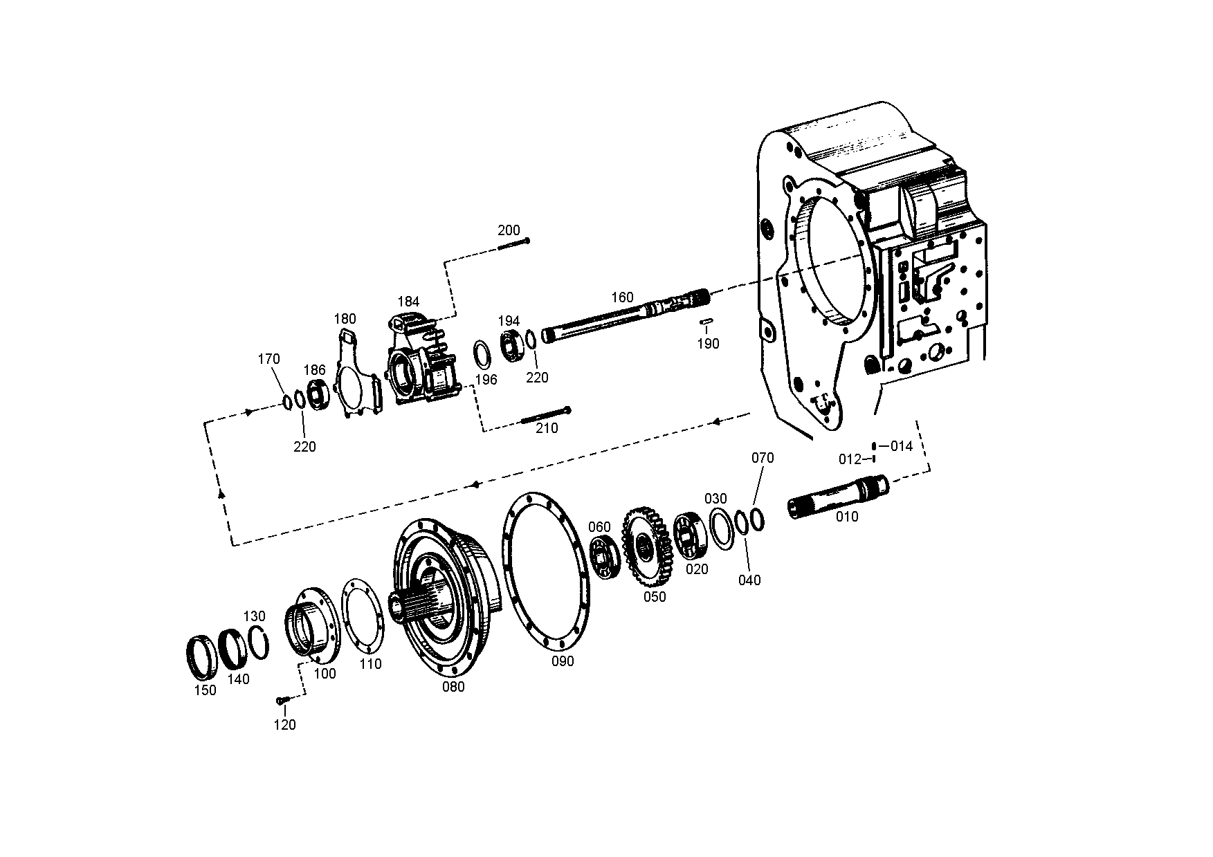 drawing for MOXY TRUCKS AS 252544 - GEAR PUMP (figure 5)