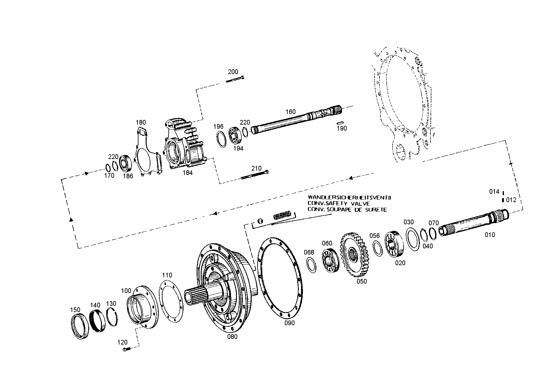 drawing for ORENSTEIN & KOPPEL AG 7399646 - INPUT GEAR (figure 4)